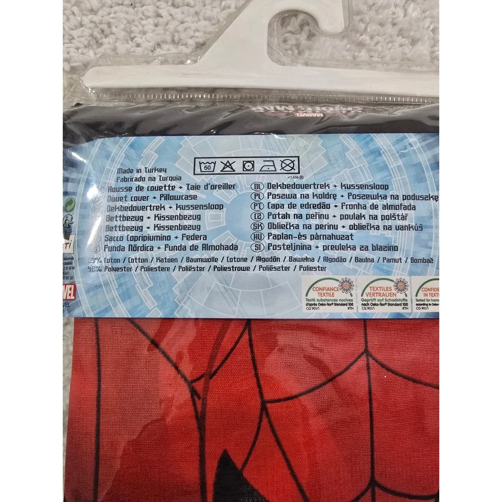 Marvel Ultimate Spider-Man Skyscraper Duvet Cover Set Reversible New 140x200cm